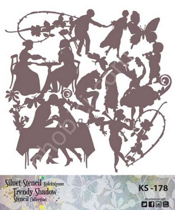 Cadence KS178 Silüet Stencil ürün görseli 1