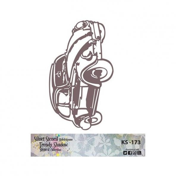 Cadence KS173 Silüet Stencil ürün görseli 1