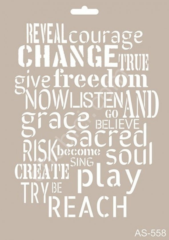 AS558 - Cadence A4 Stencil - Resim 2