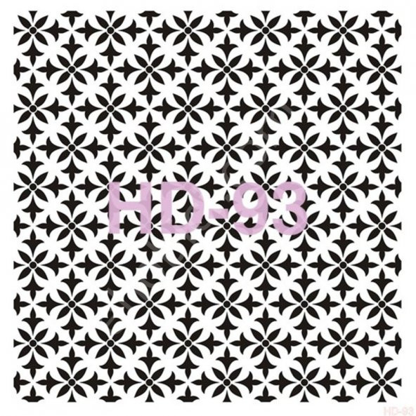 HD93 Cadence Home Dekor Stencil 45x45 ürün görseli 1