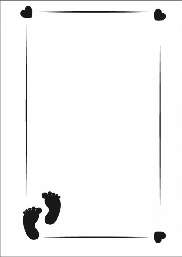 Cadence Çocuk Desen Stencil Şablon 21x30 KCS-011 ürün görseli 1