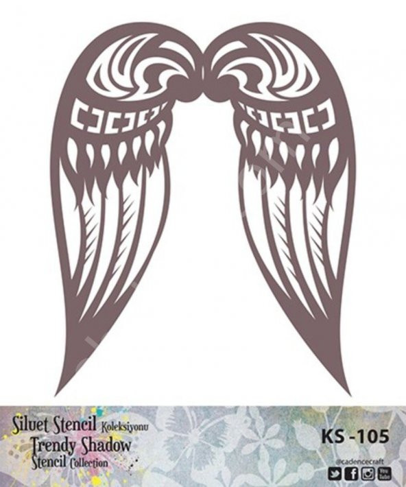 Cadence KS105 Silüet Stencil - Resim 2