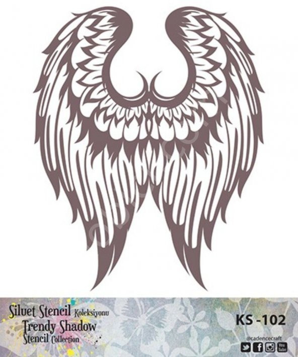 Cadence KS102 Silüet Stencil - Resim 2