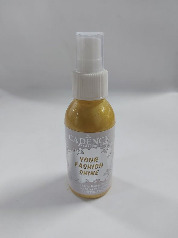 Cadence Your Fashion Metalik Sprey Kumaş Boyası - 1101 Altın ürün görseli 1