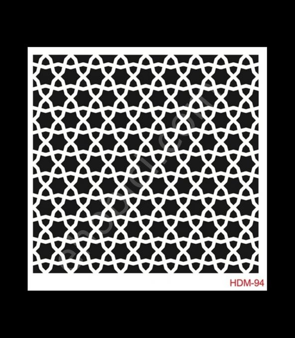 HDM94 Cadence Home Dekor Stencil 25x25 ürün görseli 1