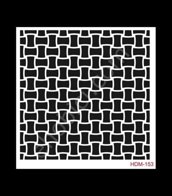 HDM153 Cadence Home Dekor Stencil 25x25 ürün görseli 1