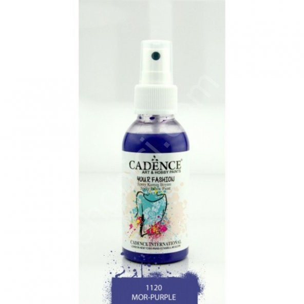 Cadence Your Fashion Sprey Kumaş Boyası - 1120 Mor ürün görseli 1