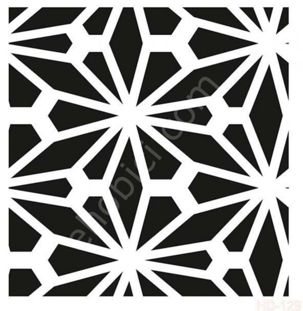 HD129 Cadence Home Dekor Stencil 45x45 ürün görseli 1