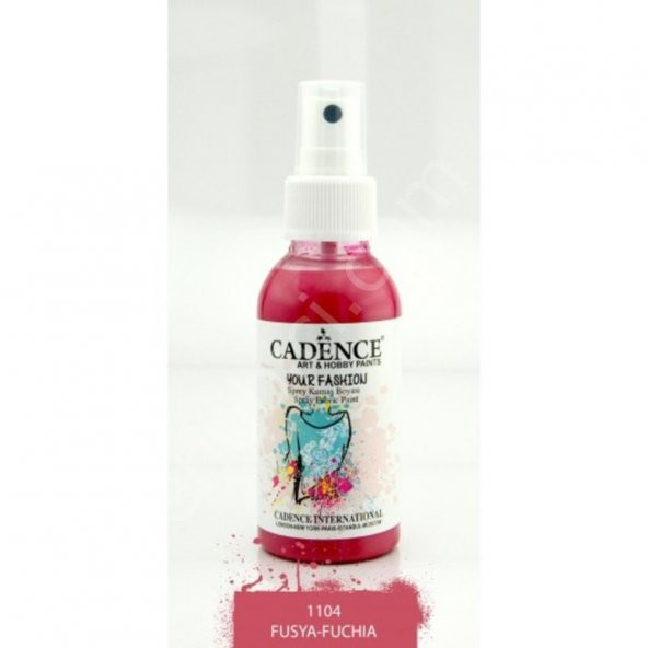 Cadence Your Fashion Sprey Kumaş Boyası - 1104 Fuşya ürün görseli 1