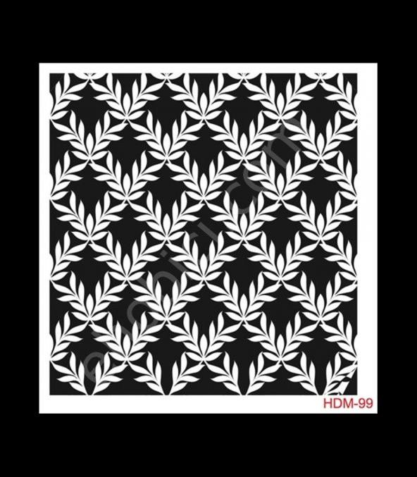 HDM99 Cadence Home Dekor Stencil 25x25 ürün görseli 1