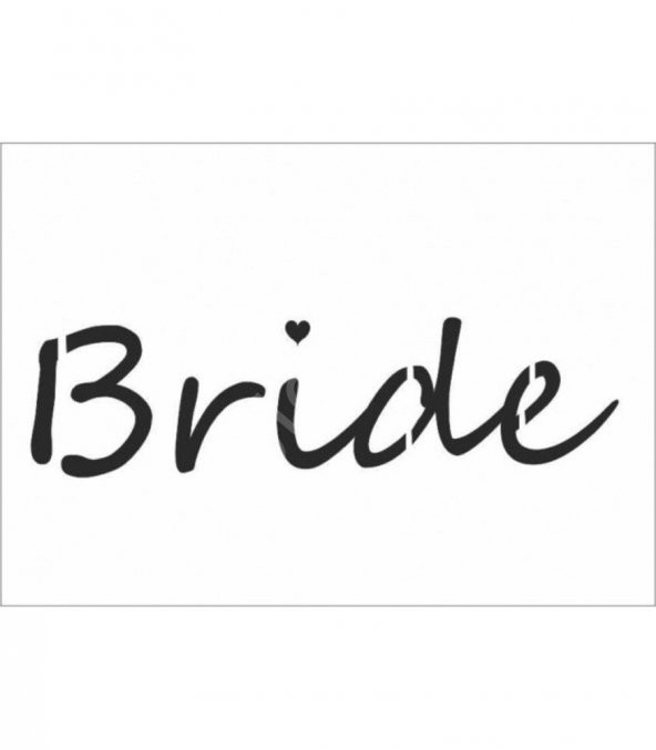 Gelin - Bride Cadence A4 Stencil AS610 ürün görseli 1