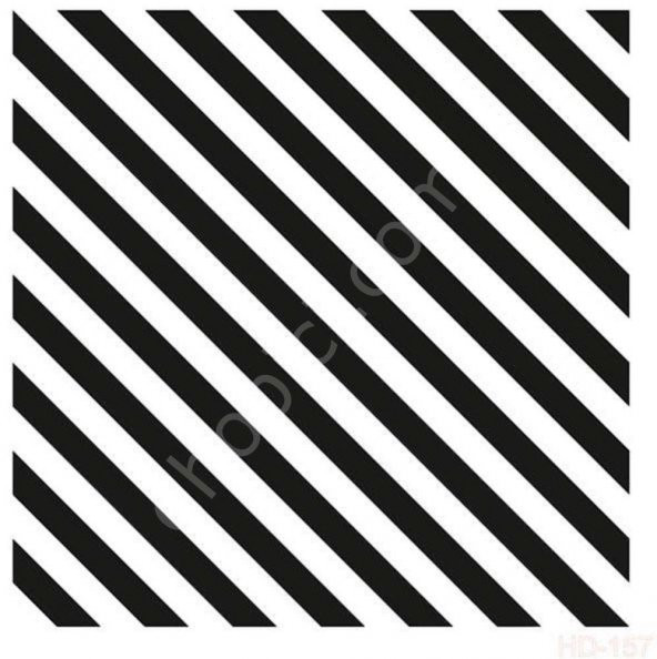HD157 Cadence Home Dekor Stencil 45x45 ürün görseli 1