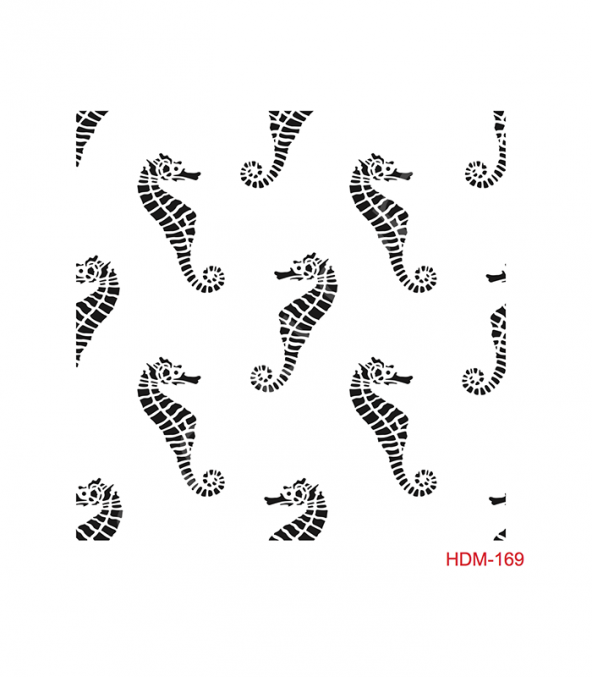 HD169 Cadence Home Dekor Stencil 45x45 ürün görseli 1