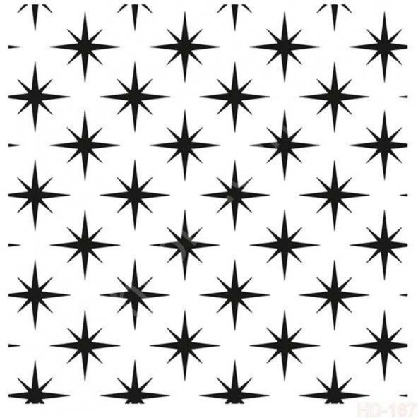 HD167 Cadence Home Dekor Stencil 45x45 ürün görseli 1