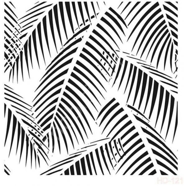 HD121 Cadence Home Dekor Stencil 45x45 ürün görseli 1