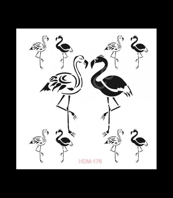 HDM176 Cadence Home Dekor Stencil 25x25 ürün görseli 1
