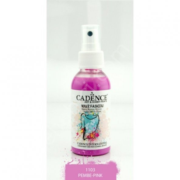Cadence Your Fashion Sprey Kumaş Boyası - 1103 Pembe ürün görseli 1