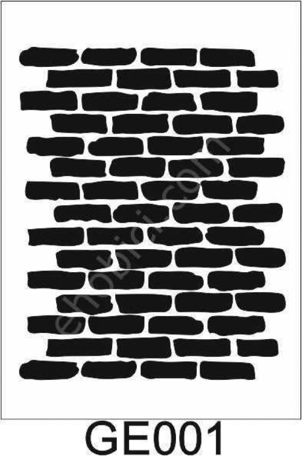 Geometrik Desenler Stencil Şablon (25x35) GE-001 ürün görseli 1