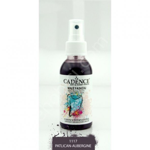 Cadence Your Fashion Sprey Kumaş Boyası - 1117 Patlıcan ürün görseli 1