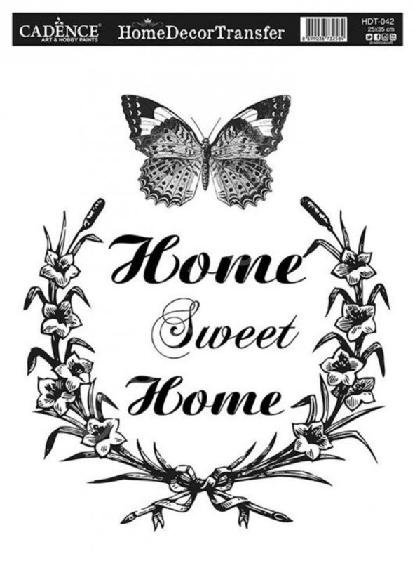 HDT-42 Home Dekor Transfer - Resim 2