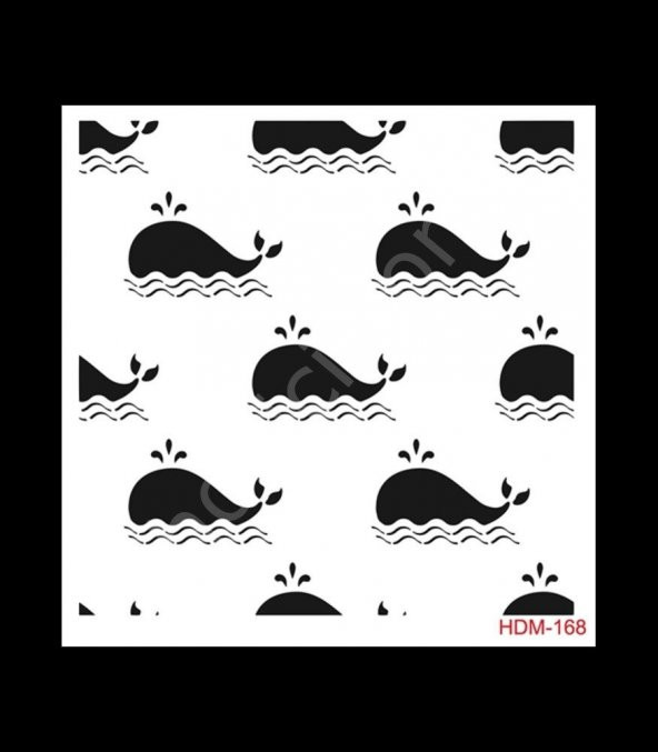HDM168 Cadence Home Dekor Stencil 25x25 ürün görseli 1