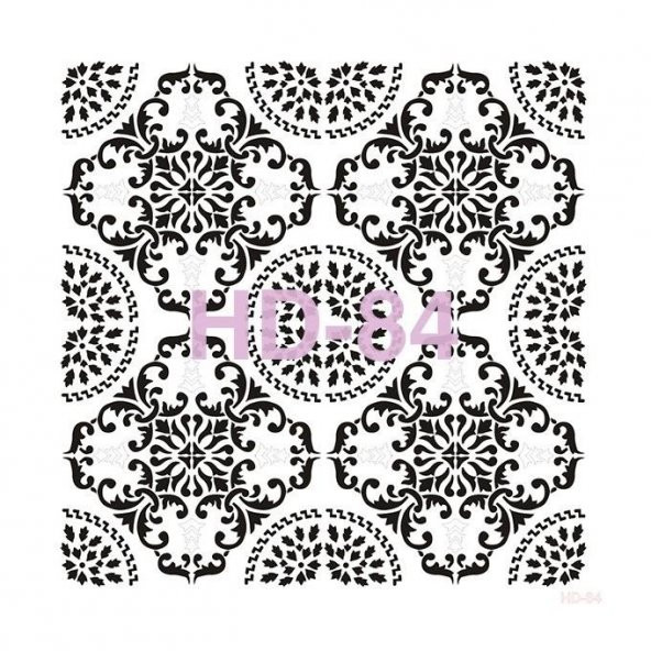 HD84 Cadence Home Dekor Stencil 45x45 ürün görseli 1