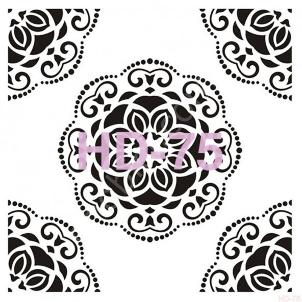 HD75 Cadence Home Dekor Stencil 45x45 ürün görseli 1
