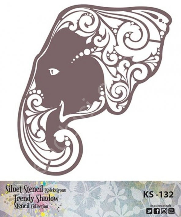 Cadence KS132 Silüet Stencil ürün görseli 1