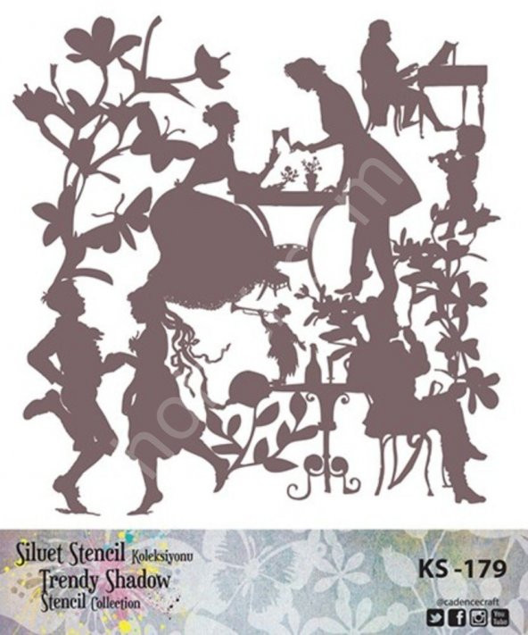 Cadence KS179 Silüet Stencil - Resim 2