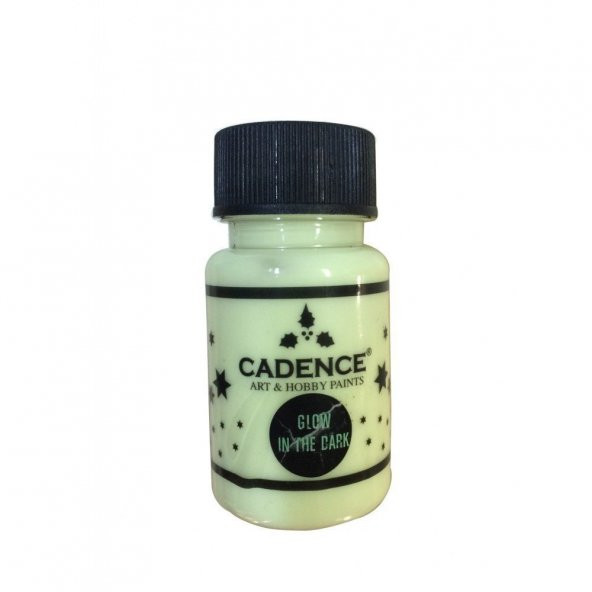 Cadence Gece Parlayan Boya - 578 Naturel Yeşil - Glow in Dark 50ml ürün görseli 1