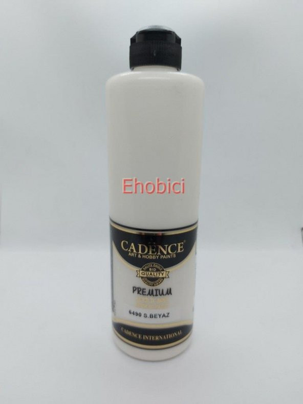 Cadence Akrilik Boya 500ML 6490 S. Beyaz Ahşap Boyası ürün görseli 1