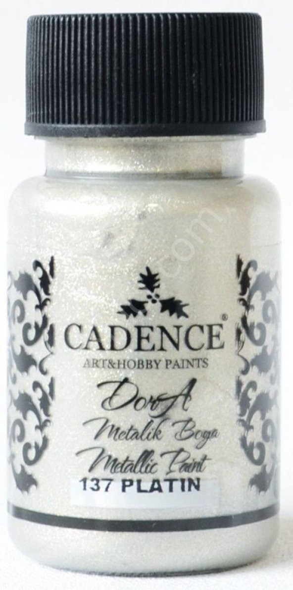 Cadence Dora Metalik Boya 137 Platin 50ML ürün görseli 1
