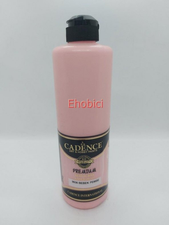Cadence Akrilik Boya 500ML 9036 Bebek Pembe Ahşap Boyası ürün görseli 1