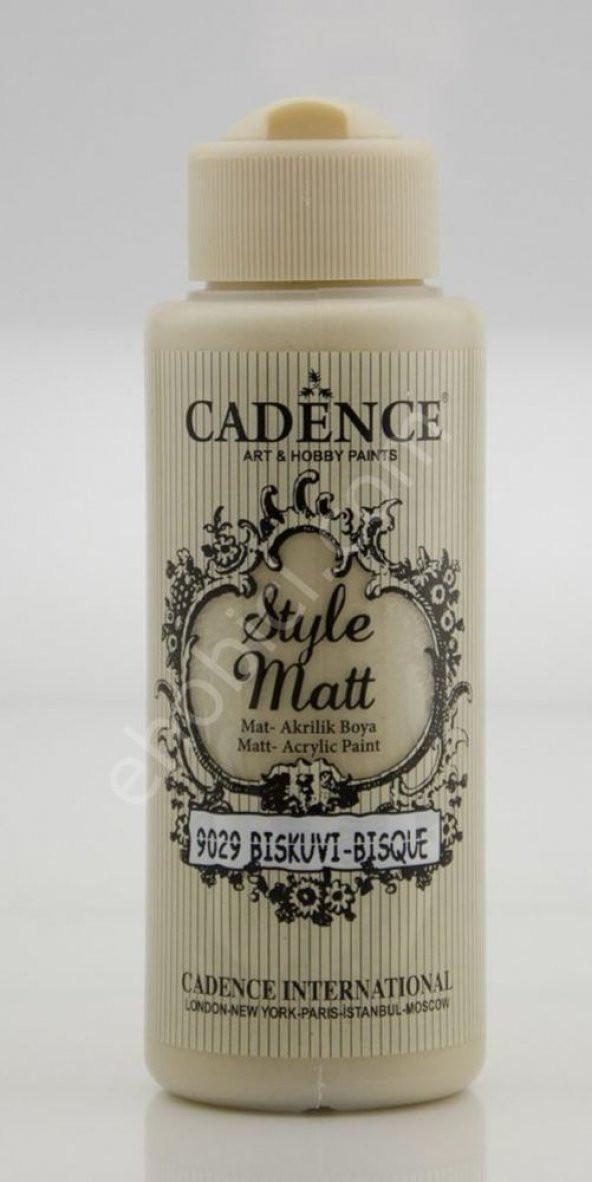 Cadence Style Matt Akrilik Boya S9029 Bisküvi 120ml ürün görseli 1