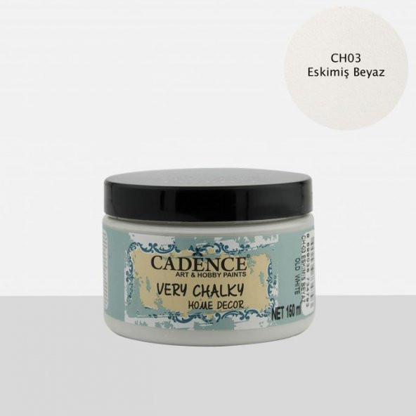 CH03 Eskimiş Beyaz - 150ML Cadence Very Chalky Home Decor ürün görseli 1