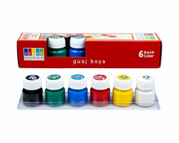 Südor Guaj Boya 6 lı Set ürün görseli 1