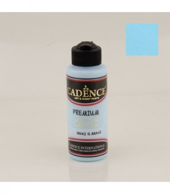 Cadence Akrilik Boya 9042 S.Mavi Ahşap Boyası 120ML ürün görseli 1