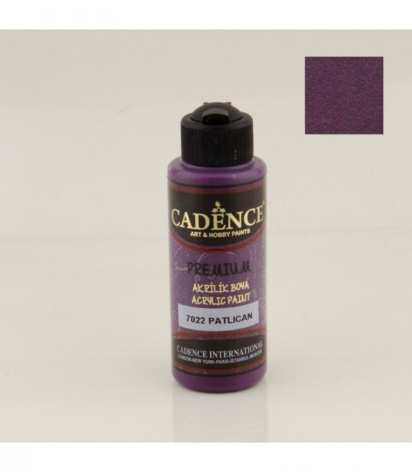 Cadence Akrilik Boya 7022 Patlıcan Ahşap Boyası 120ML ürün görseli 1