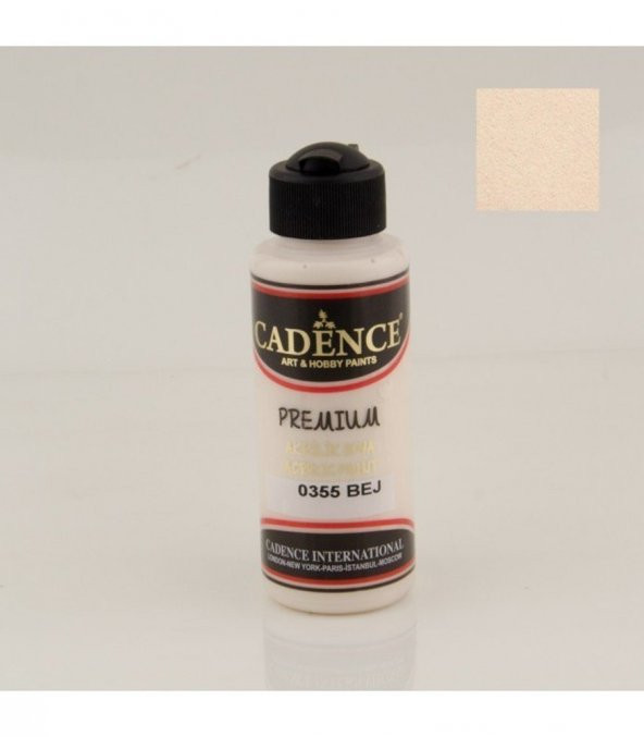 Cadence Akrilik Boya 0355 Bej Ahşap Boyası 120ML ürün görseli 1