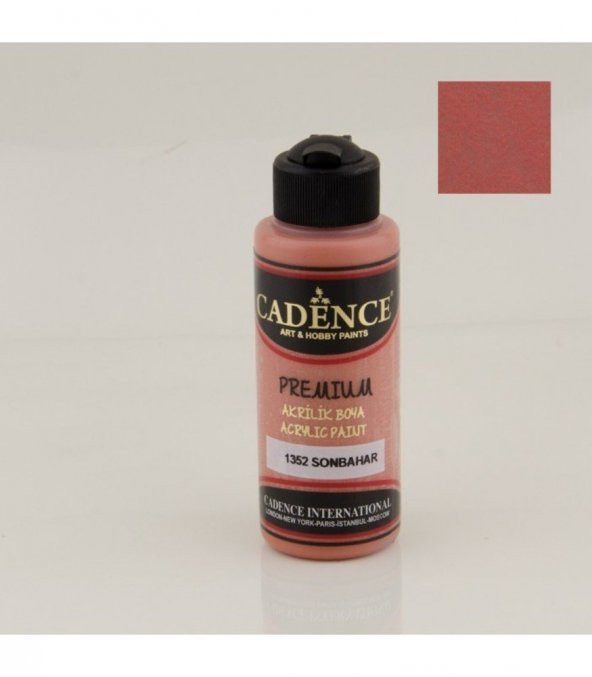 Cadence Akrilik Boya 1352 Sonbahar Ahşap Boyası 120ML ürün görseli 1