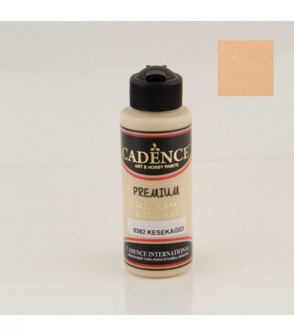 Cadence Akrilik Boya 0362 Kese Kağıdı Ahşap Boyası 120ML ürün görseli 1