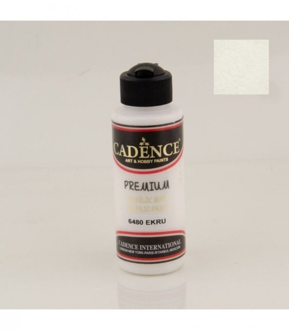 Cadence Akrilik Boya 6480 Ekru Ahşap Boyası 120ML ürün görseli 1