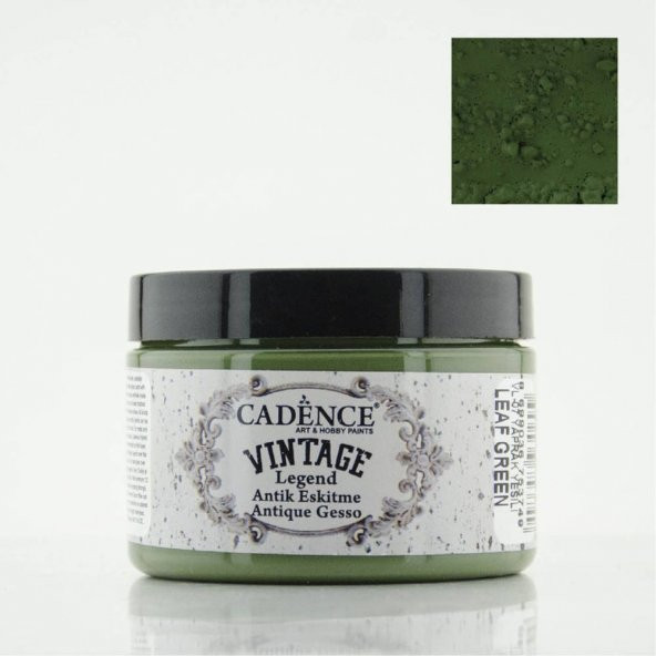 Cadence Vintage Legend Antik Eskitme Yaprak Yeşili VL-07 ürün görseli 1
