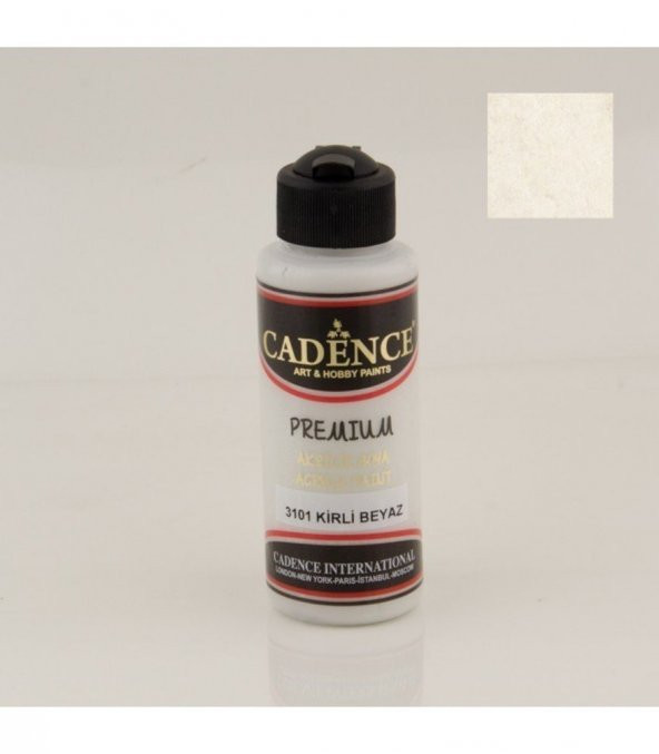 Cadence Akrilik Boya 3101 Kirli Beyaz Ahşap Boyası 120ML ürün görseli 1