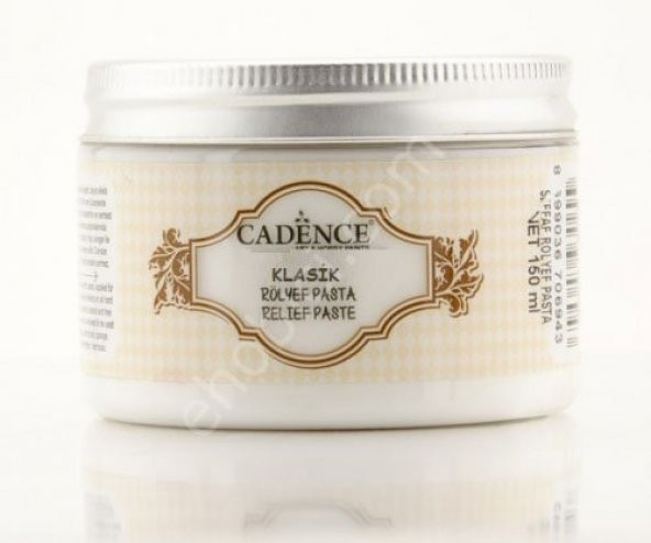 Cadence Klasik Rölyef Pasta 150ml ürün görseli 1