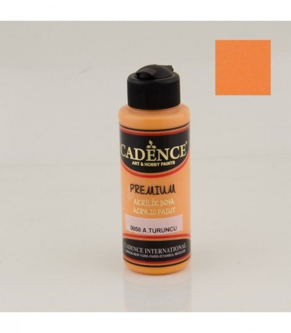Cadence Akrilik Boya 0858 A.Turuncu Ahşap Boyası 120ML ürün görseli 1