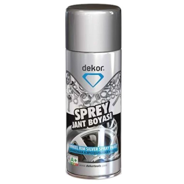 Dekor Akrilik Sprey Jant Boyası Gümüş 400 ml ürün görseli 1