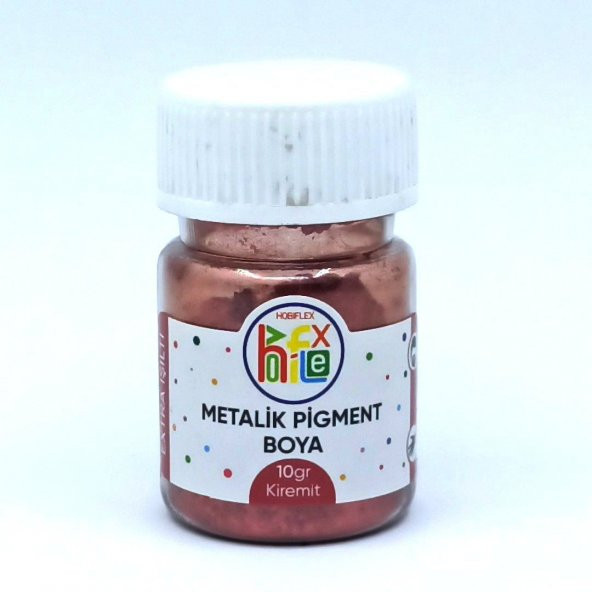 EPOKSİ REÇİNE METALİK SEDEFLİ PİGMENT TOZ BOYA KİREMİT 10 GR ürün görseli 1