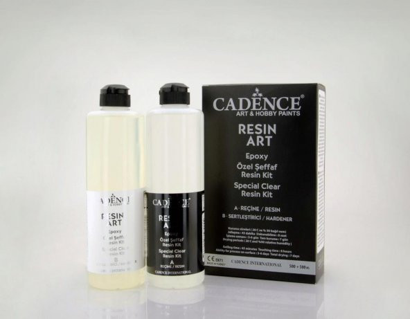 Cadence Resin Art Şeffaf Epoksi Reçine Set 500ml ürün görseli 1