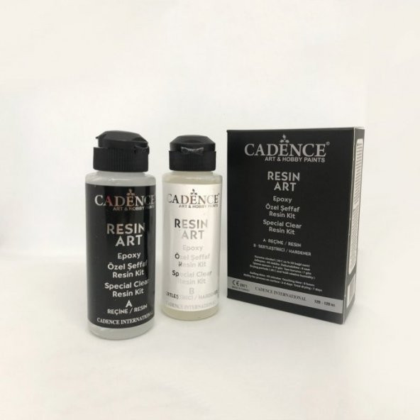 Cadence Resin Art Şeffaf Epoksi Reçine Set 120ml ürün görseli 1